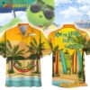 How The Grinch Enjoys Vacation Hawaiian Shirt