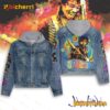 Jimi Hendrix Guitarist Jean Jacket Hoodie