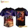 Judas Priest Invincible Shield Tour Baseball Jersey
