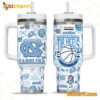North Carolina Tar Heels Basketball Tumbler With Handle
