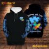 Puzzle Piece Different Not Less Autism Awareness Hoodie