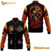 Scorpion Mortal Kombat Get Over Here Custom Name Baseball Jacket