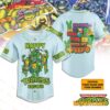 TMNT Happy Turtles Easter Easter Is More Fun With My Peeps Personalized Baseball Jersey