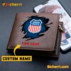 Union Pacific Logo Brand Custom Name Men Wallet