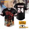 Zach Bryan's The Quittin Time Tour 2024 Personalized Baseball Jersey