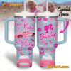Barbie Come On Let's Go Party Custom Name Tumbler With Handle