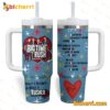 Big Time Rush Once A Rusher Always A Rusher Tumbler With Handle