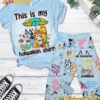Bluey This Is My Hawaiian Shirt Pajamas Set