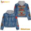 Bon Jovi Legendary Forever Jean Jacket Hoodie