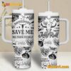 Jelly Roll Somebody Save Me Me From Myself Tumbler With Handle
