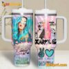 Karol G Peace Love Bichota Custom Name Tumbler With Handle