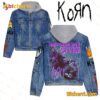Korn Another Day Rotting In Vain Jean Jacket Hoodie
