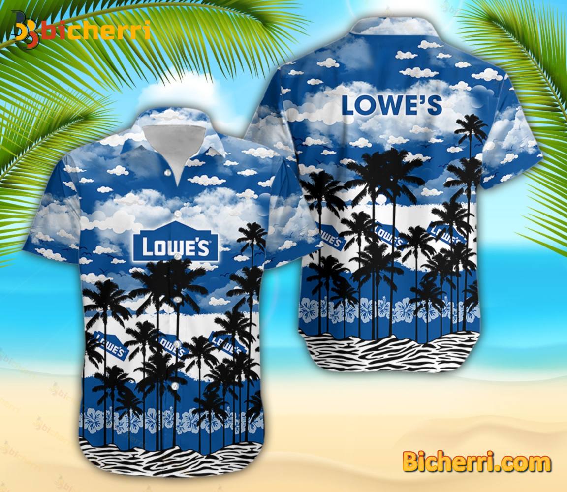 Lowe's Palm Tree Hawaiian Shirt