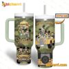 Mickey Mouse Animal Kingdom Custom Name Tumbler With Handle