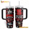 NC State Wolfpack Just A Cup Of The Pack Tumbler With Handle