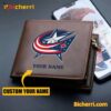 NHL Columbus Blue Jackets Custom Name Men Wallet