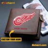NHL Detroit Red Wings Custom Name Men Wallet