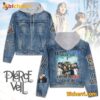 Pierce The Veil With Heaven Above You There's Hell Over Me Jean Jacket Hoodie