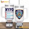 Police Department City Of New York Courtesy Professionalism Respect Tumbler With Handle