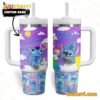 Stitch Experiment 626 Custom Name Tumbler With Handle