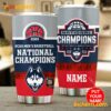 Uconn Huskies Ncaa Men's Basketball National Champions 2024 Custom Name Tumbler