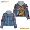 Van Halen Fair Warning 5150 Jean Jacket Hoodie