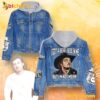 Morgan Wallen I Got A Rebel Side In Me But I'm Not Mean Jean Jacket Hoodie