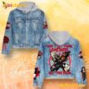 Motley Crue Don't Let Those Bastards Get You Down Jean Jacket Hoodie